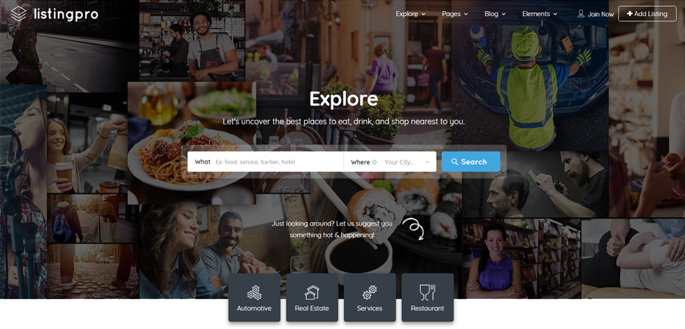 Home page