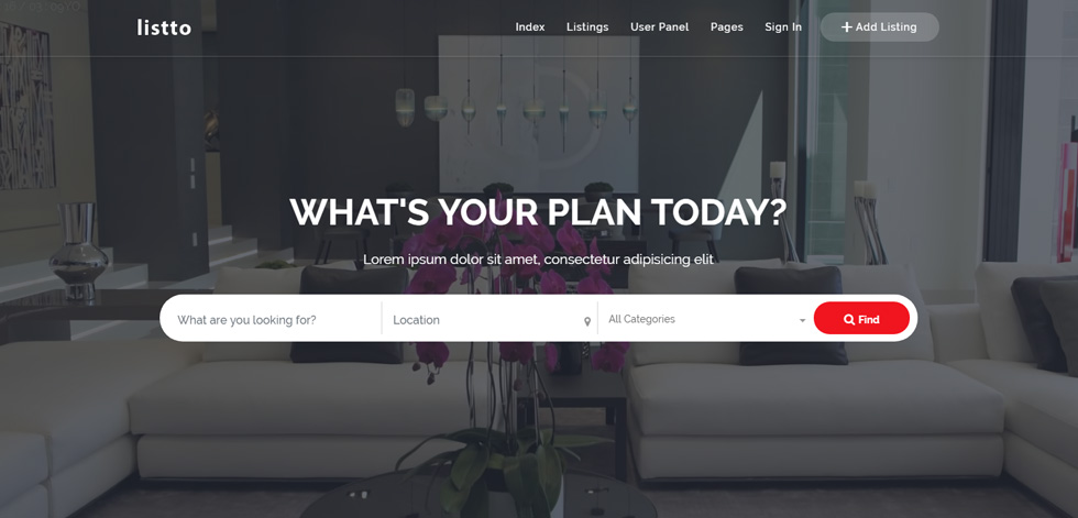 Home page
