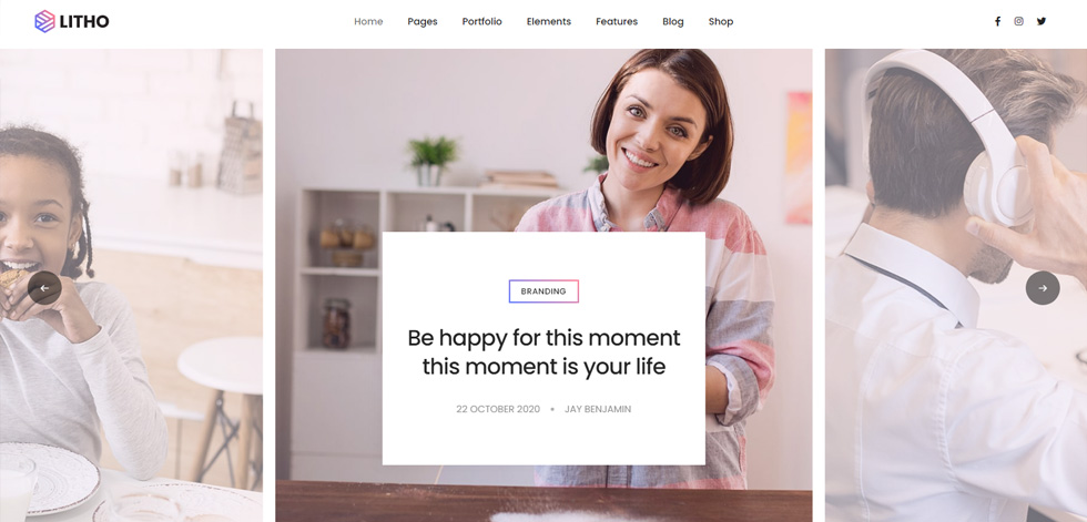 Home page