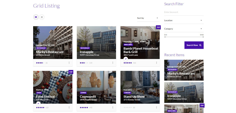Listing