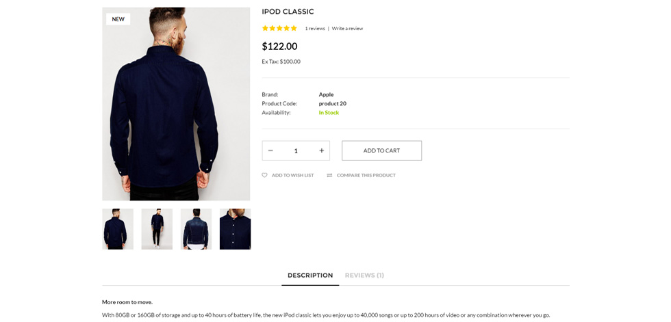 Product page