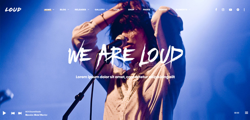 Home page