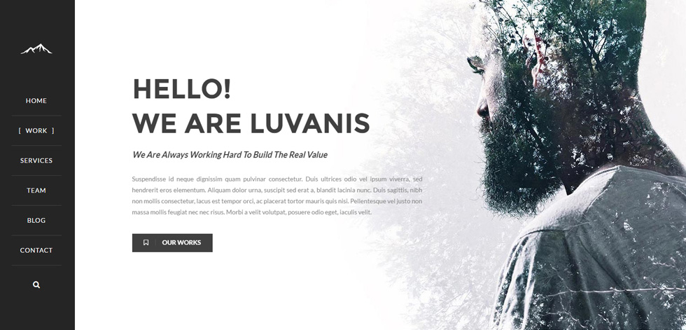 Welcome screen
