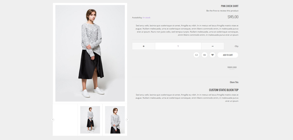 Product page
