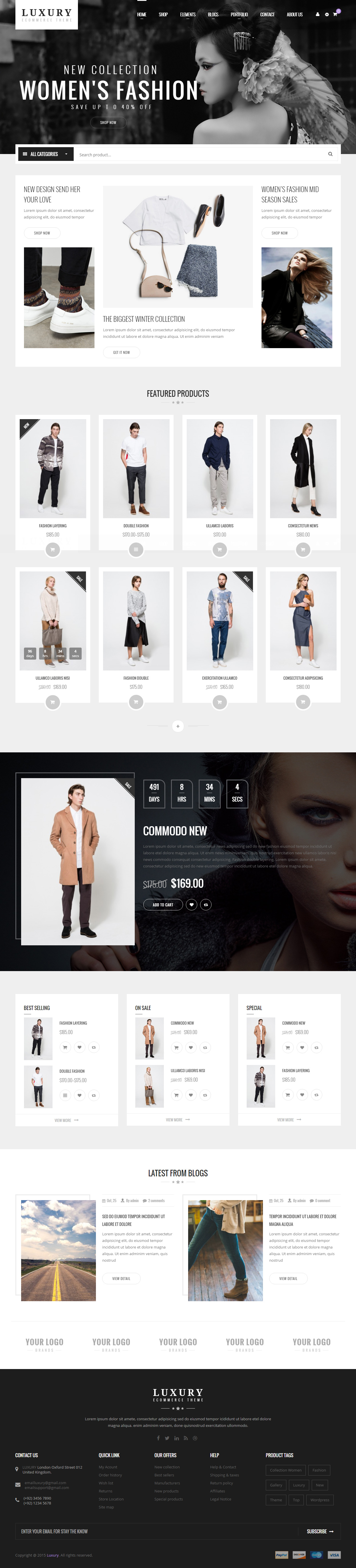 Luxury WordPress Theme like Etsy
