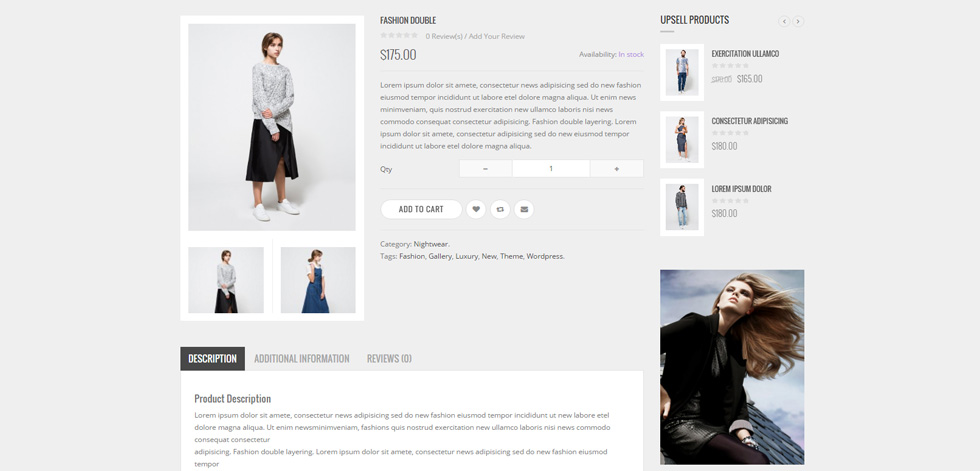 Product page