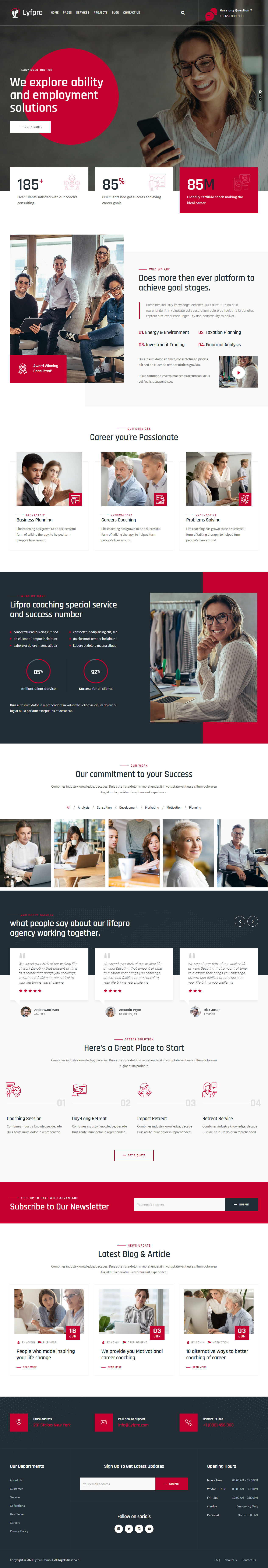 Lyfpro WordPress Life Coach Themes