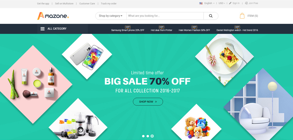 Home page