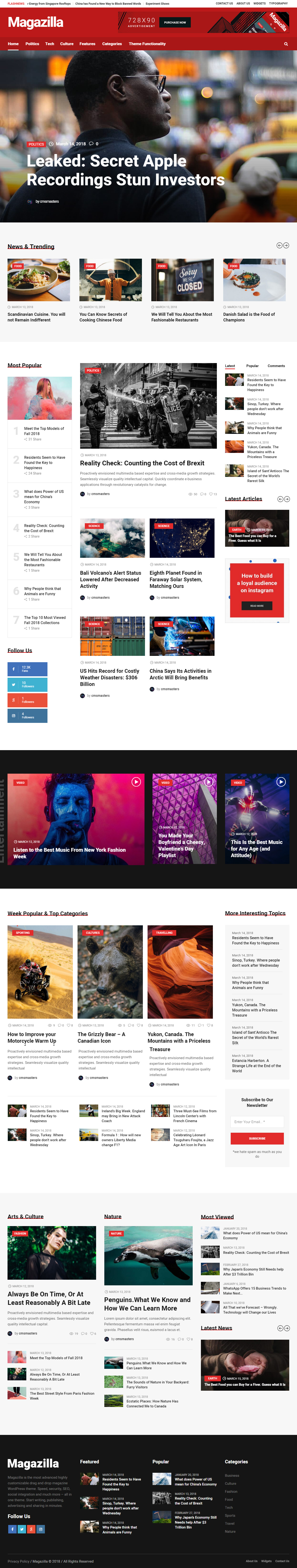Magazilla Best Blog WordPress Themes