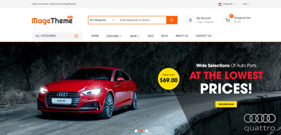 Home page