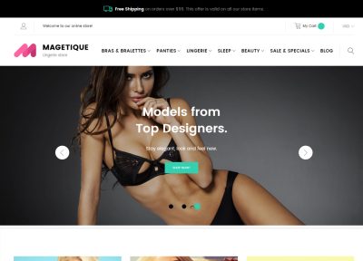 Best Magento Lingerie Store Templates 2016