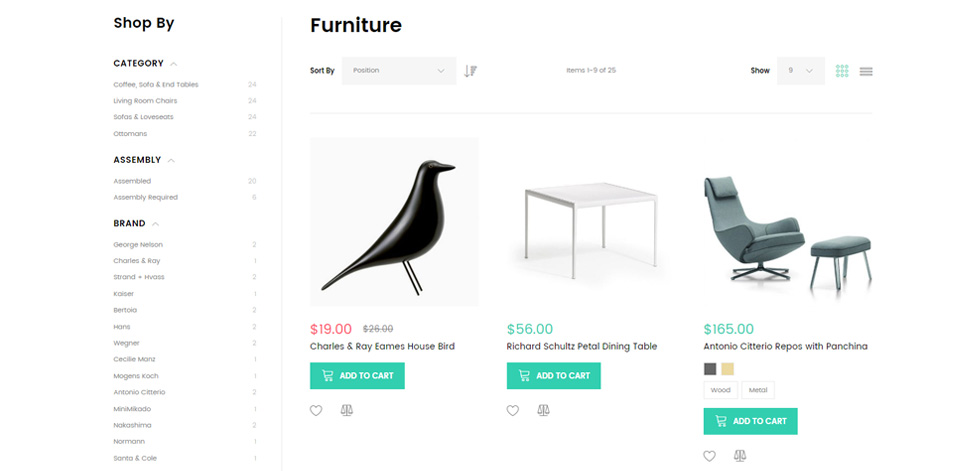 Category page