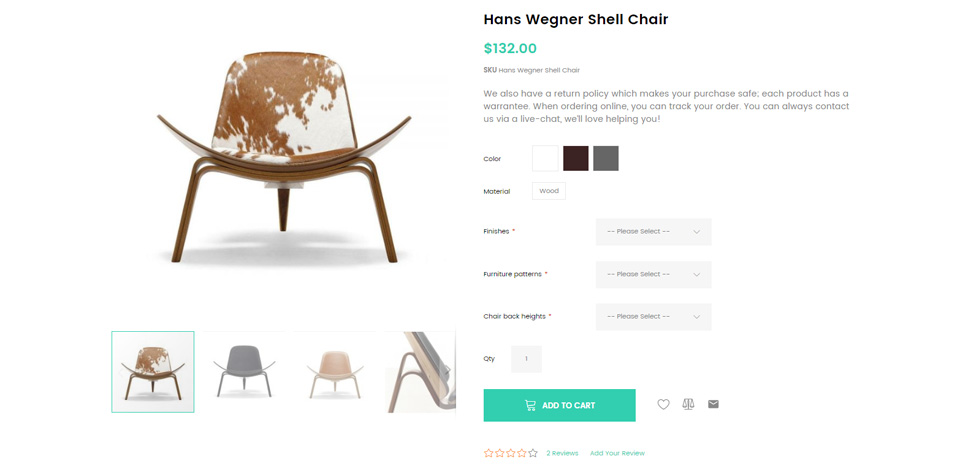 Product page