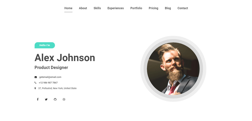 Home page