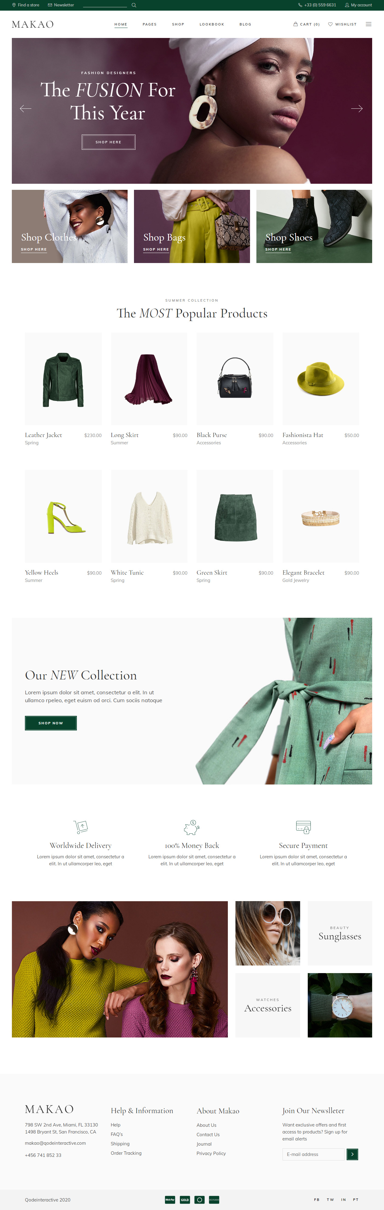 Makao Best Fashion WordPress Themes