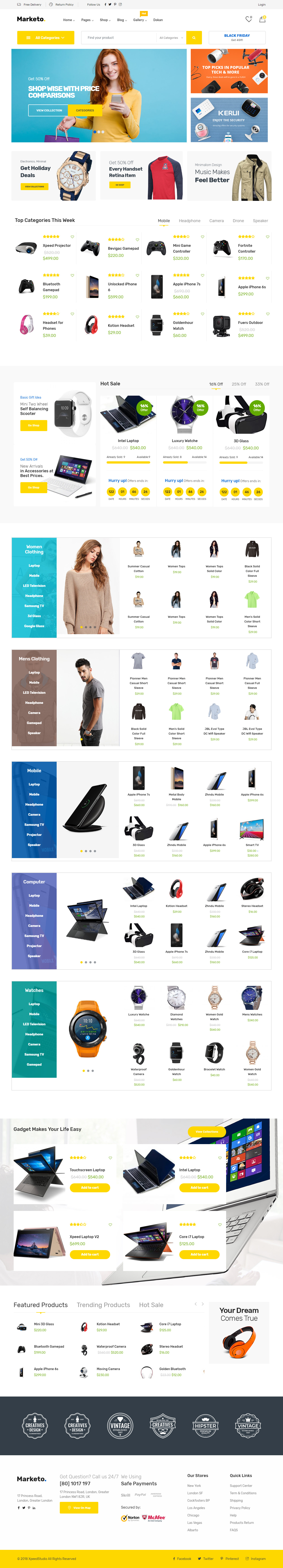 Marketo WordPress Theme like Amazon
