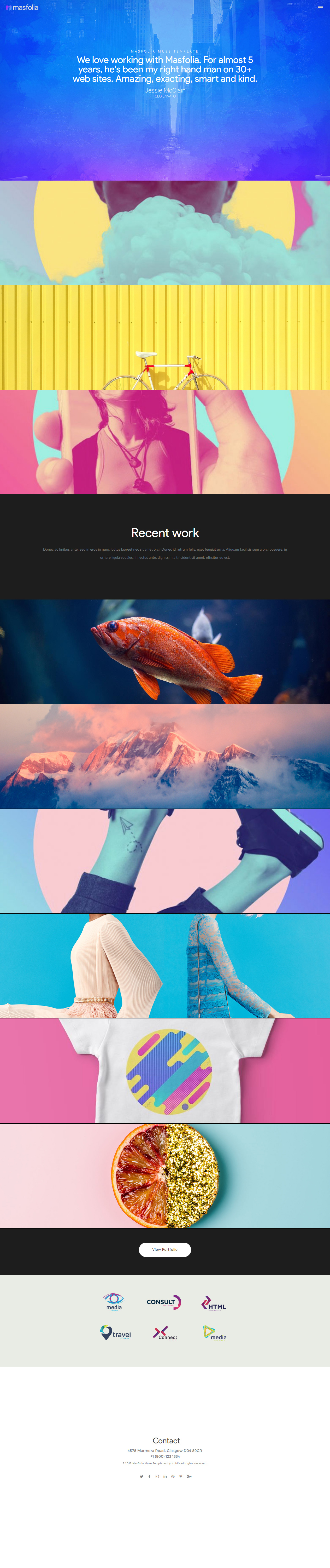 Masfolia Business Muse Template