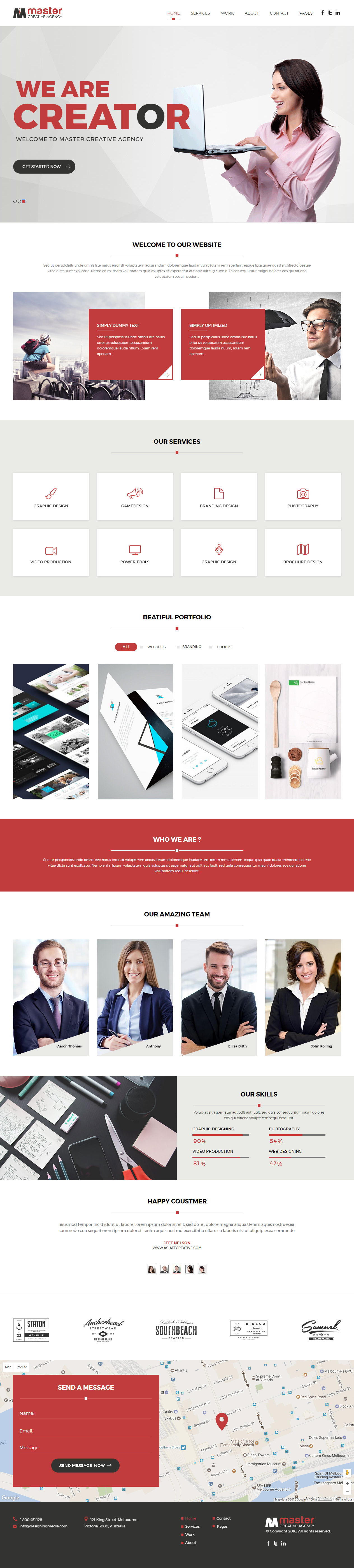 Master Creator Multipurpose Muse Template
