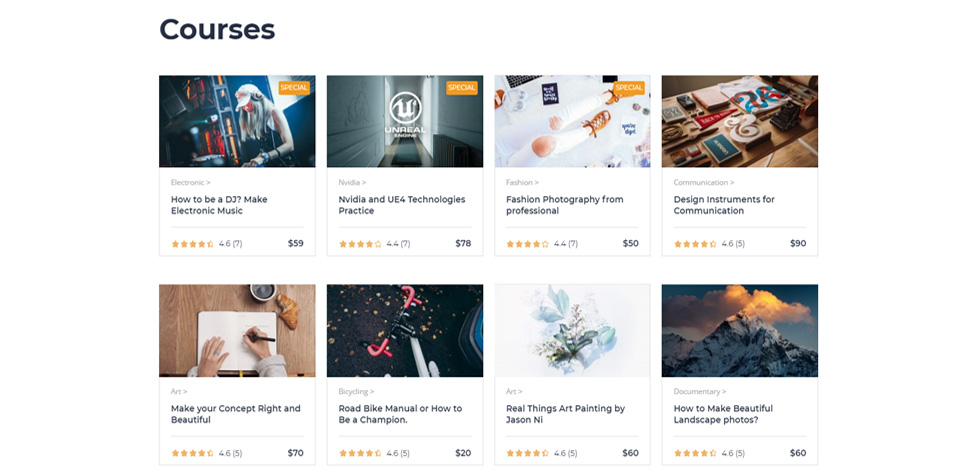 Courses