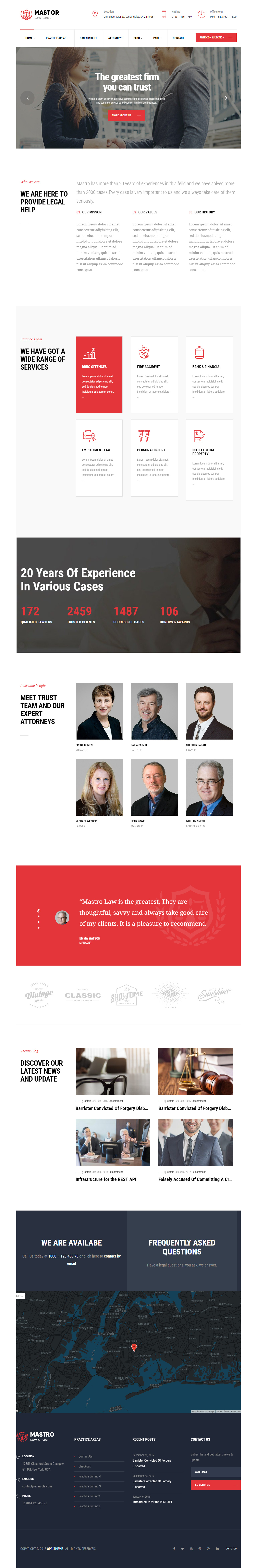 Mastor Lawyers WordPress Themes