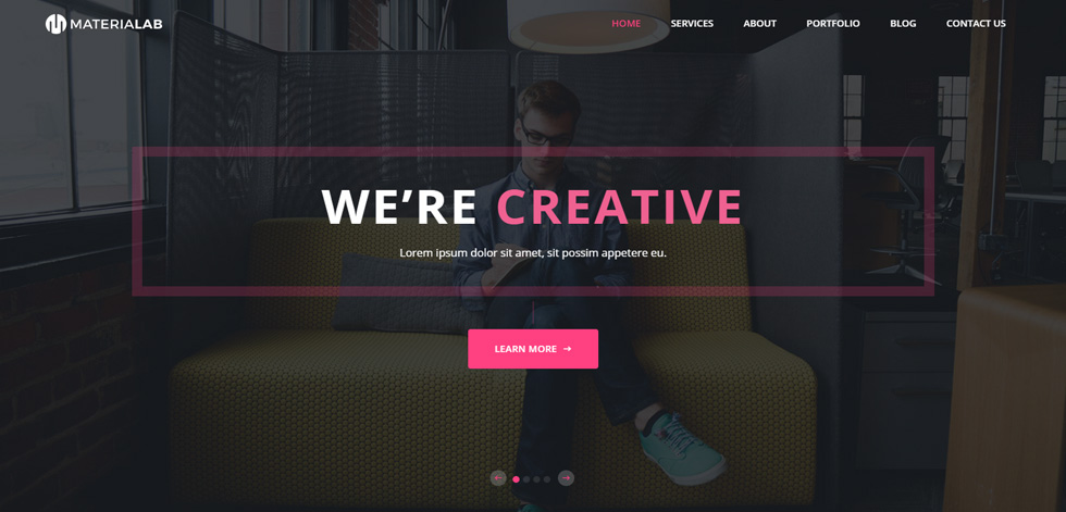 Home page