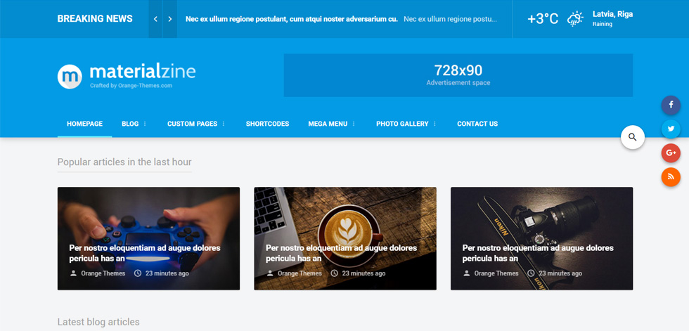 Home page