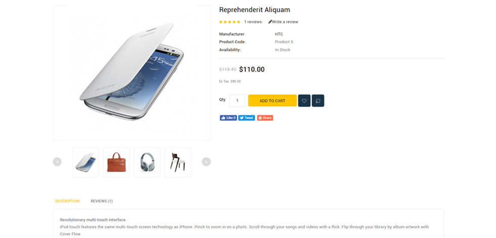 Product page