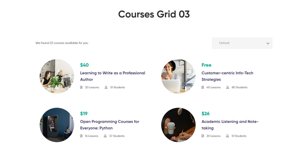 Courses