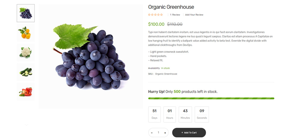 Product page
