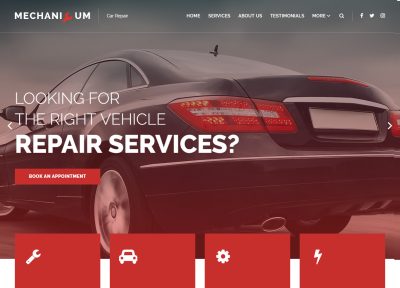 Latest Car Repair WordPress Themes 2018