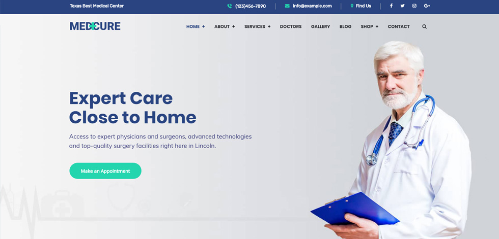 Home page