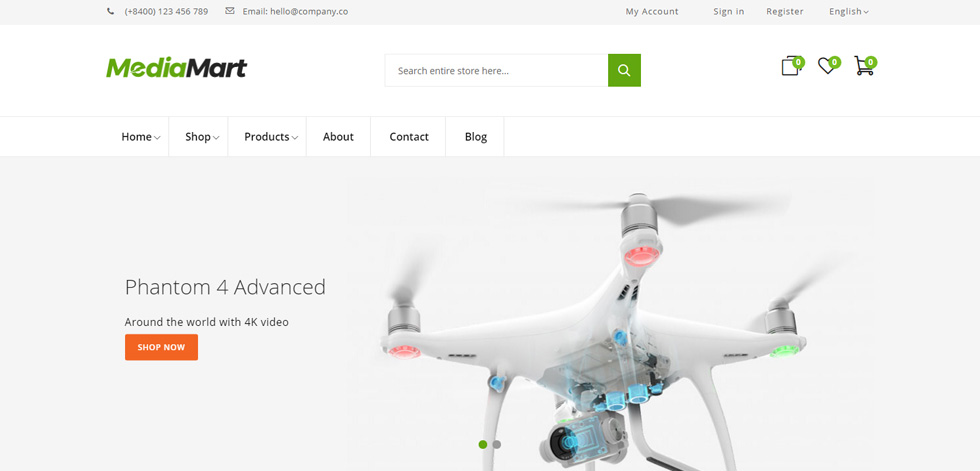 Home page