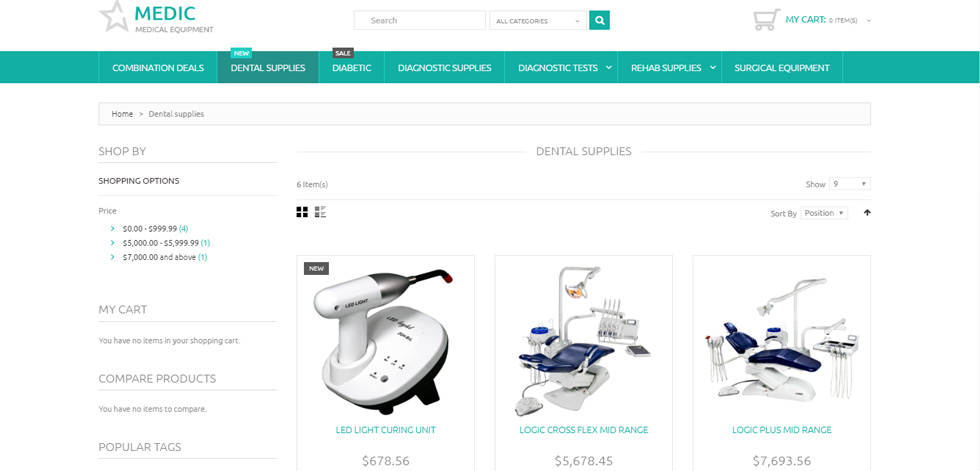 Category page