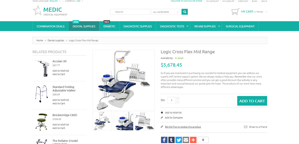 Product page