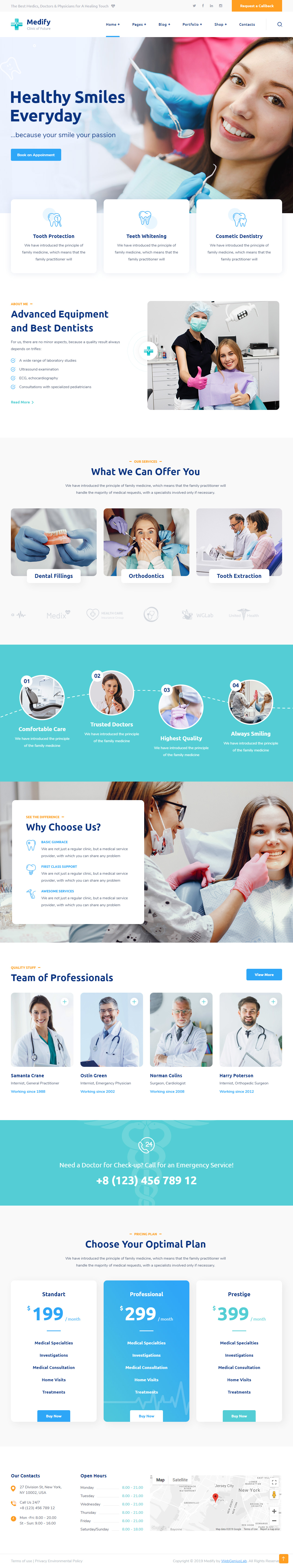 Medify Healthcare and Medical WordPress Themes