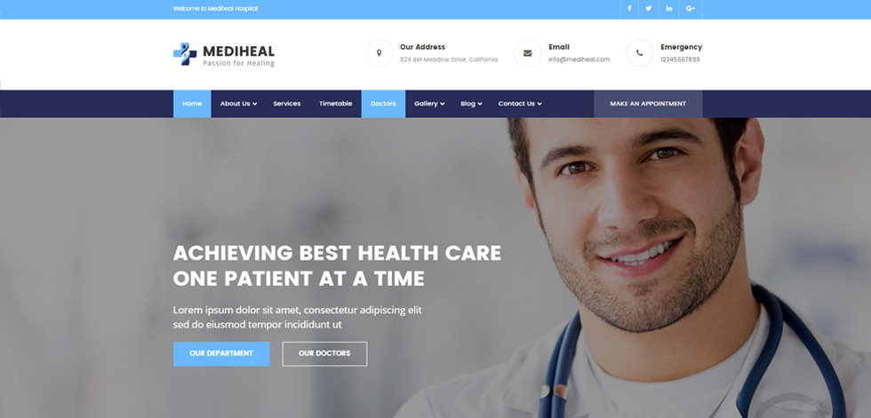 Home page