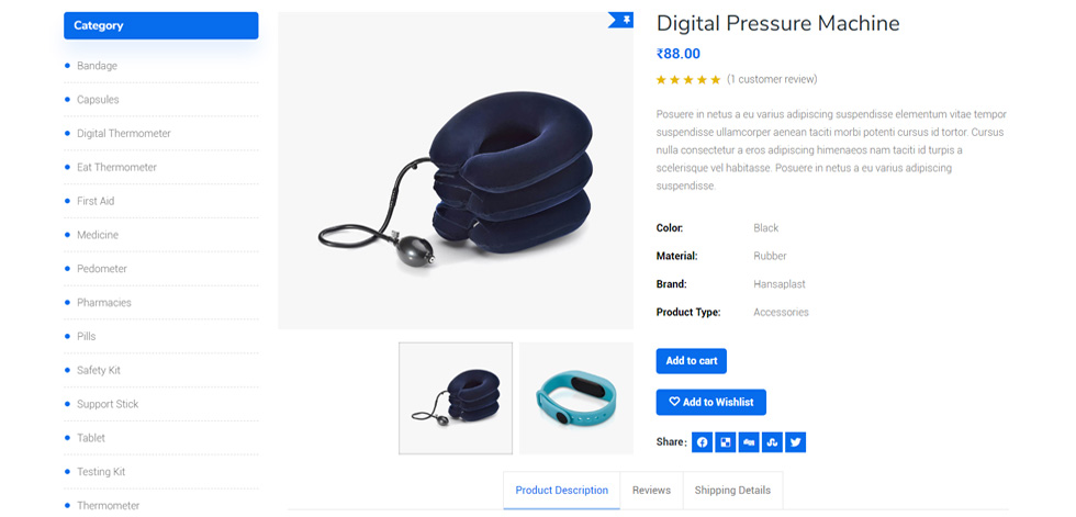 Product page