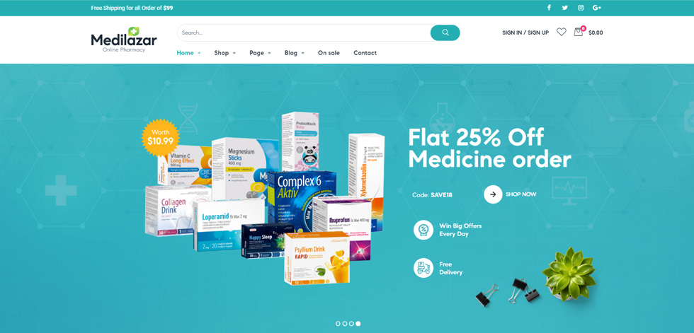 Home page