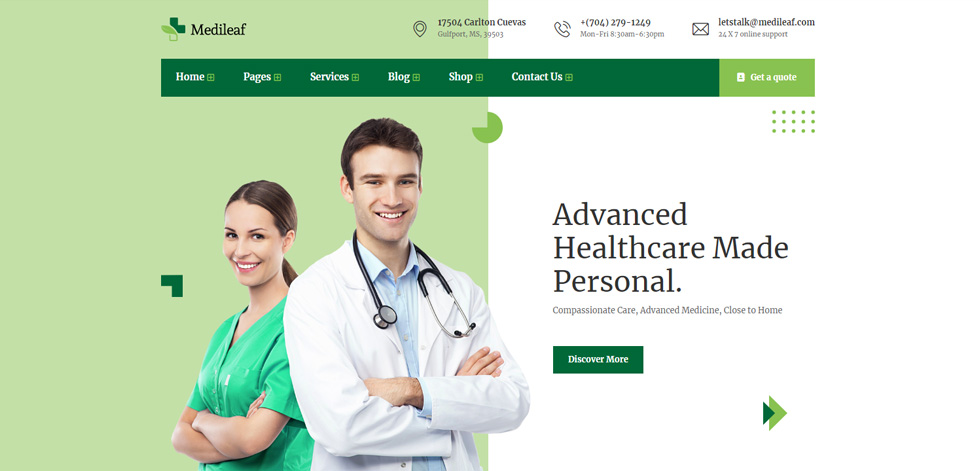 Home page