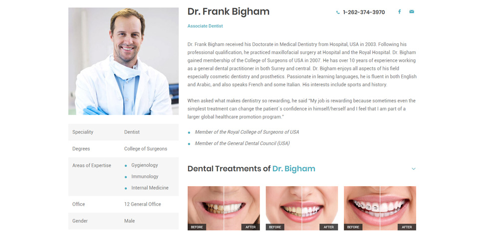 Doctor profile