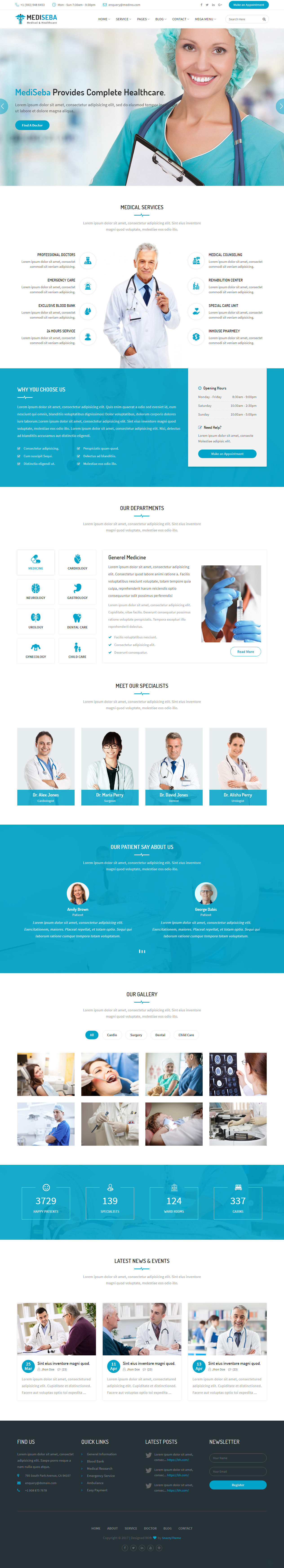 Mediseba HTML5 Dentist Templates
