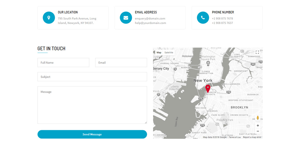 Contact page