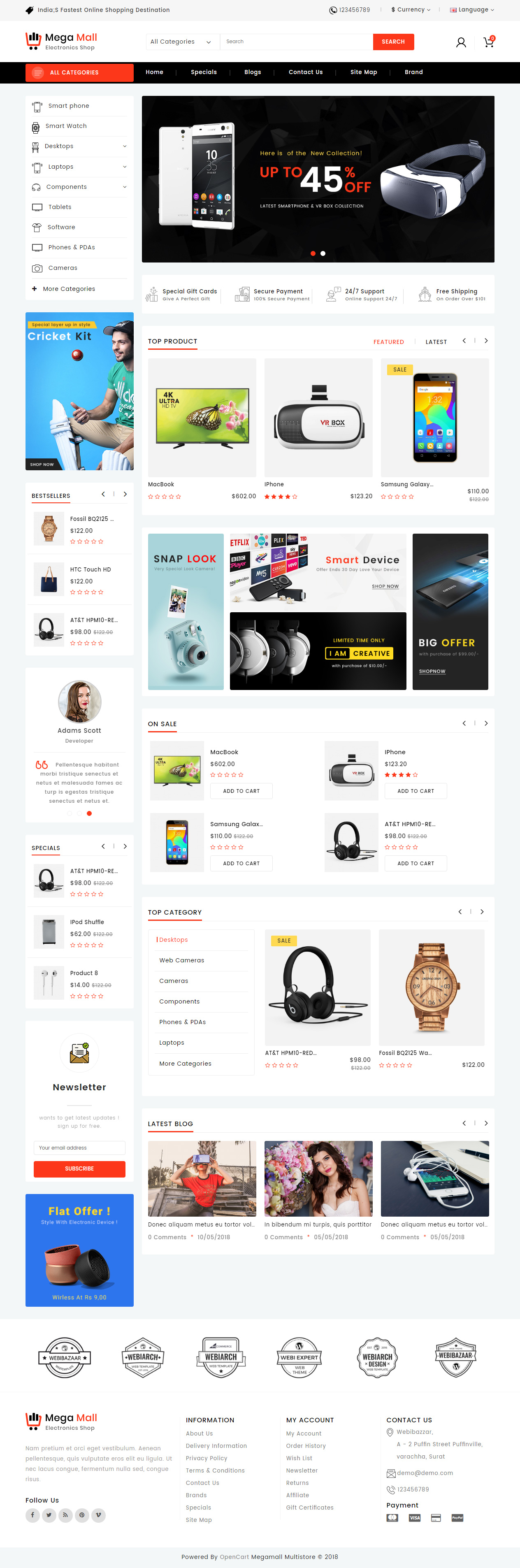 Megamall Opencart 3 Themes and Templates