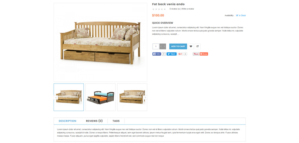 Product page