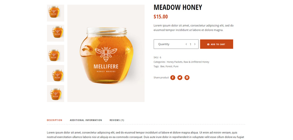 Product page