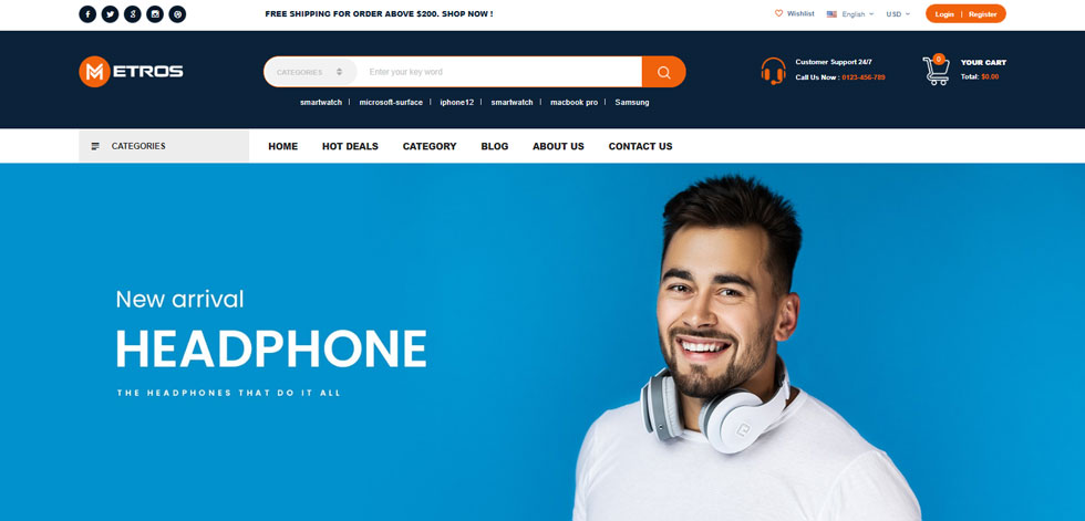 Home page
