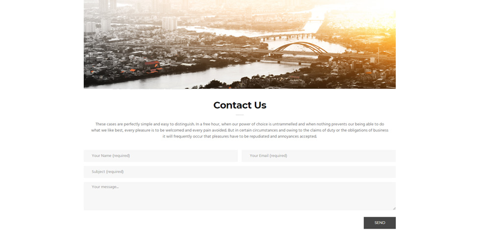 Contact page
