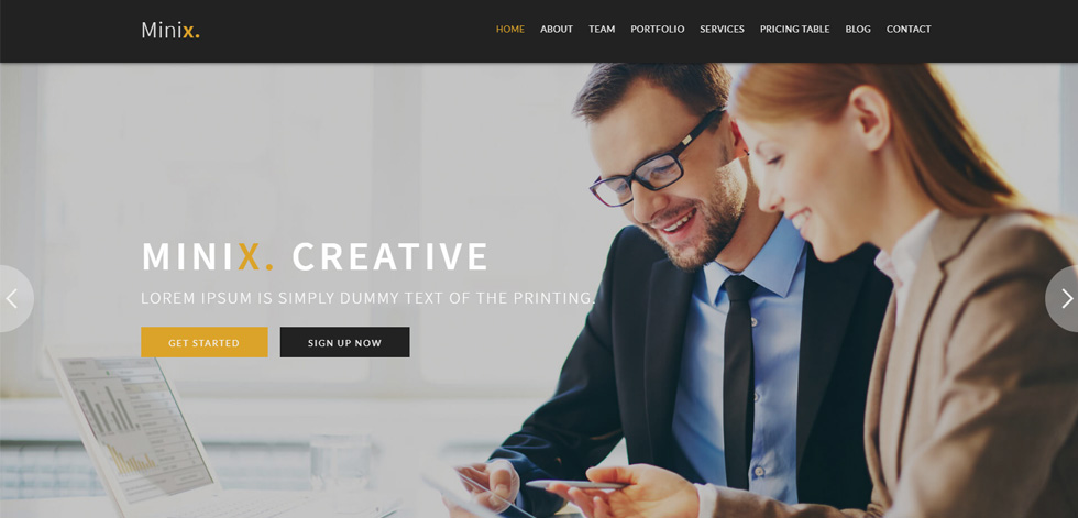 Home page