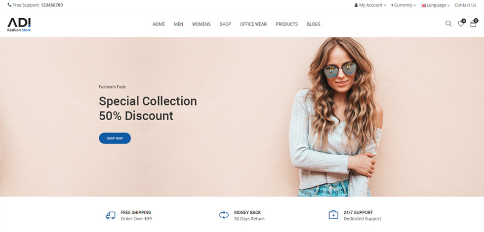 Home page