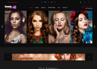 Best Model Agency HTML5 Template 2016